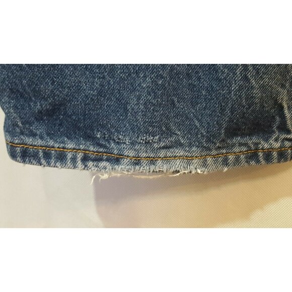 LEVIS 505 Mens Jeans Regular Straight Blue Denim Actual 36/35 Tag 36/36 - Picture 8 of 12